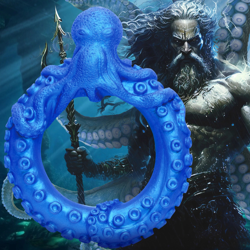 Creature Cocks Cockring Poseidon's Octo-ring Bleu